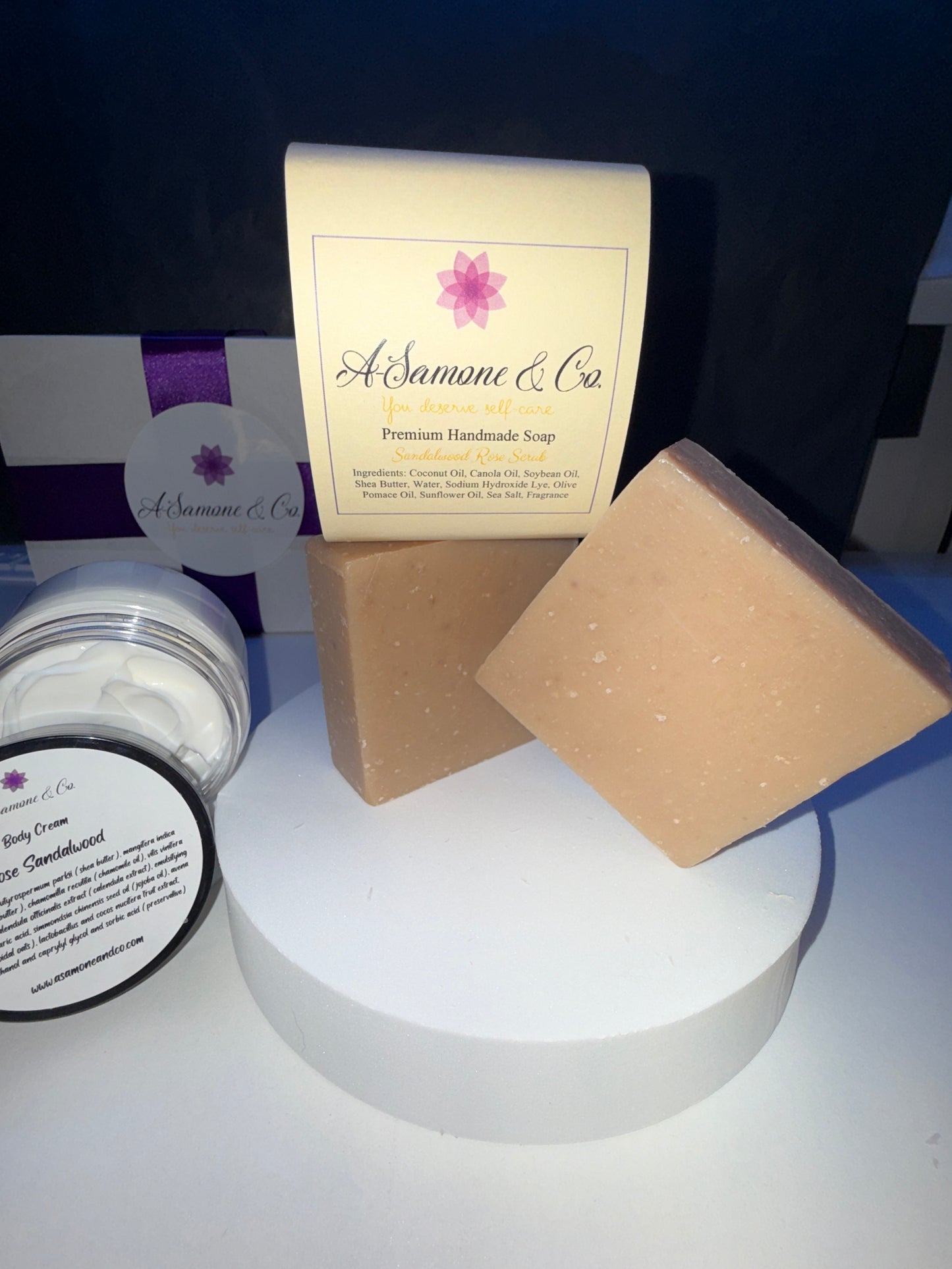 Rose Sandalwood Body Bar
