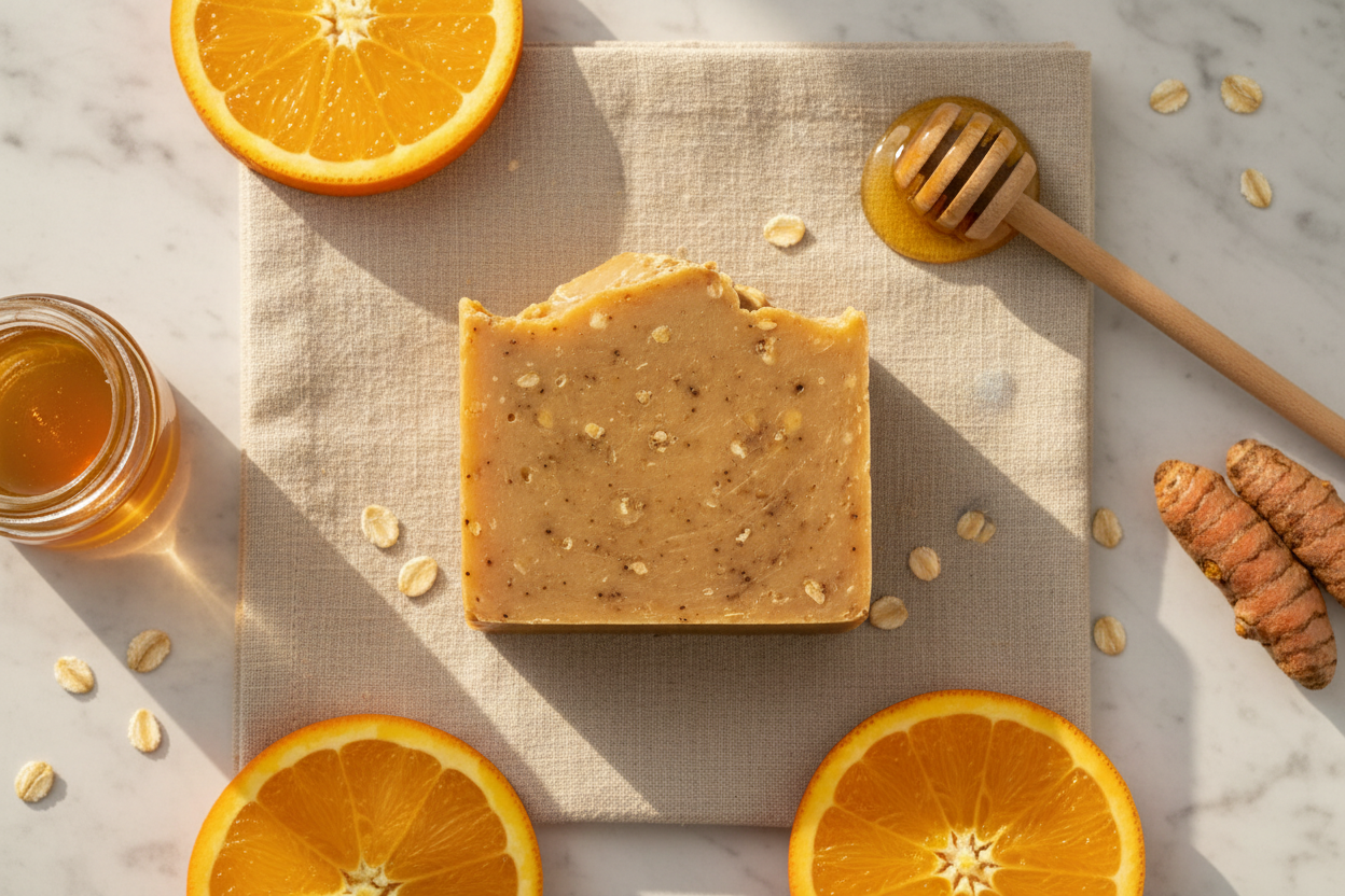 Turmeric Honey & Orange Body Bar