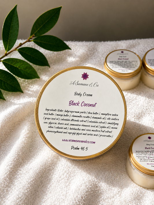 Black Coconut Body Cream