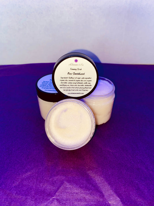 Rose Sandalwood Foaming Scrub