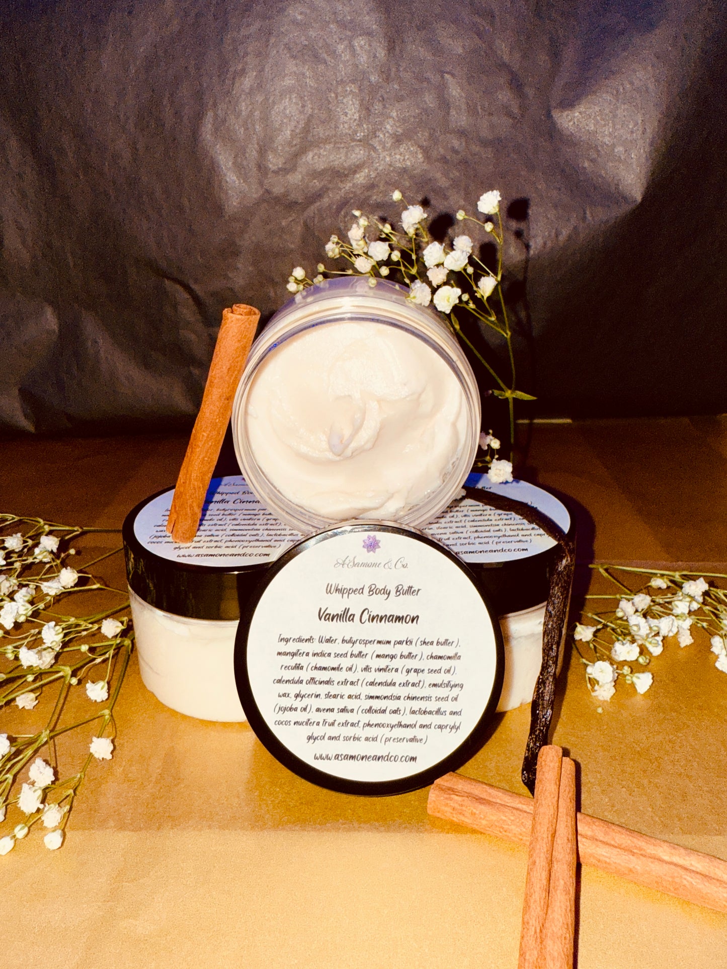 Vanilla Cinnamon Body Butter (whipped)