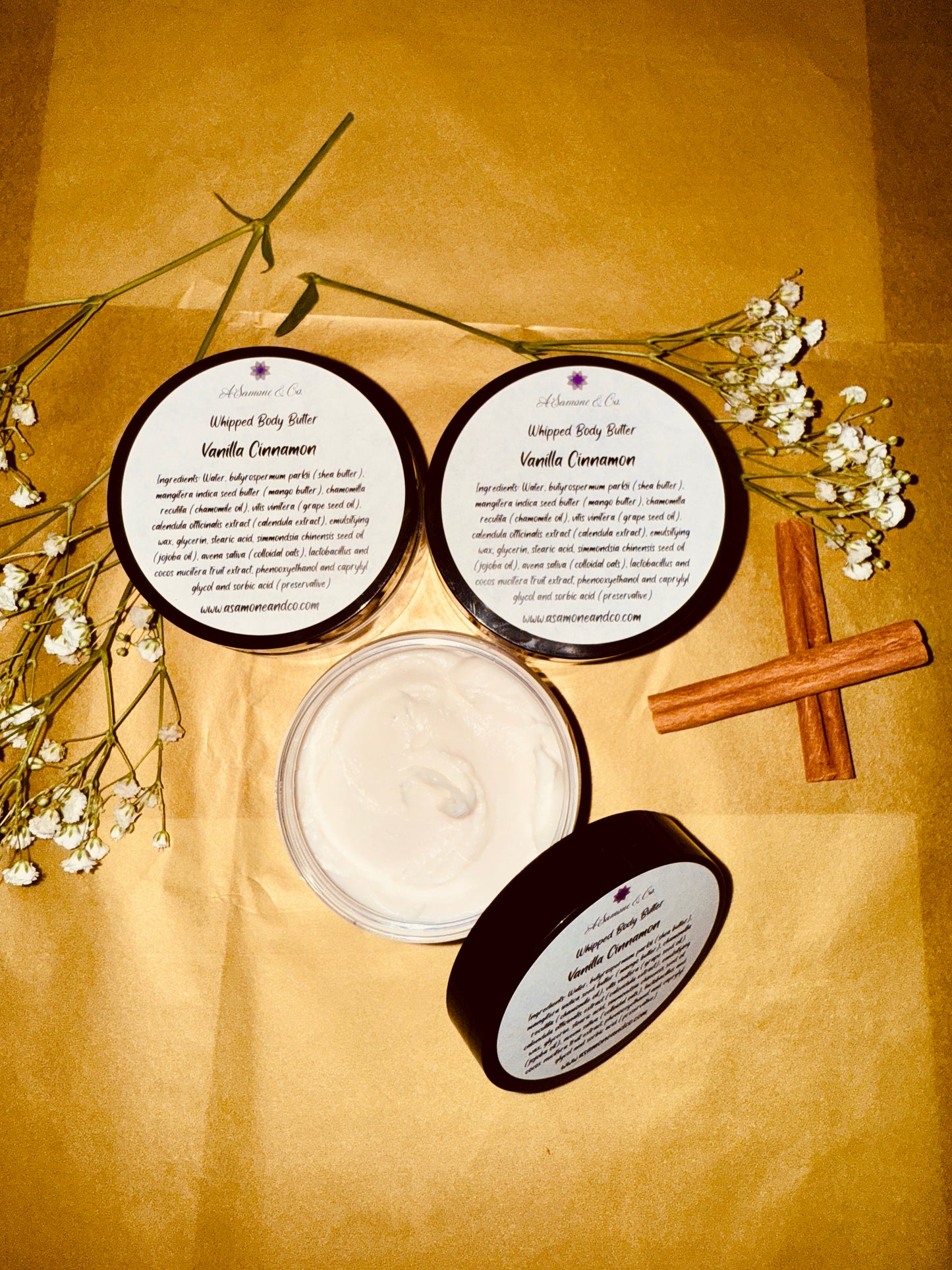 Vanilla Cinnamon Body Butter (whipped)