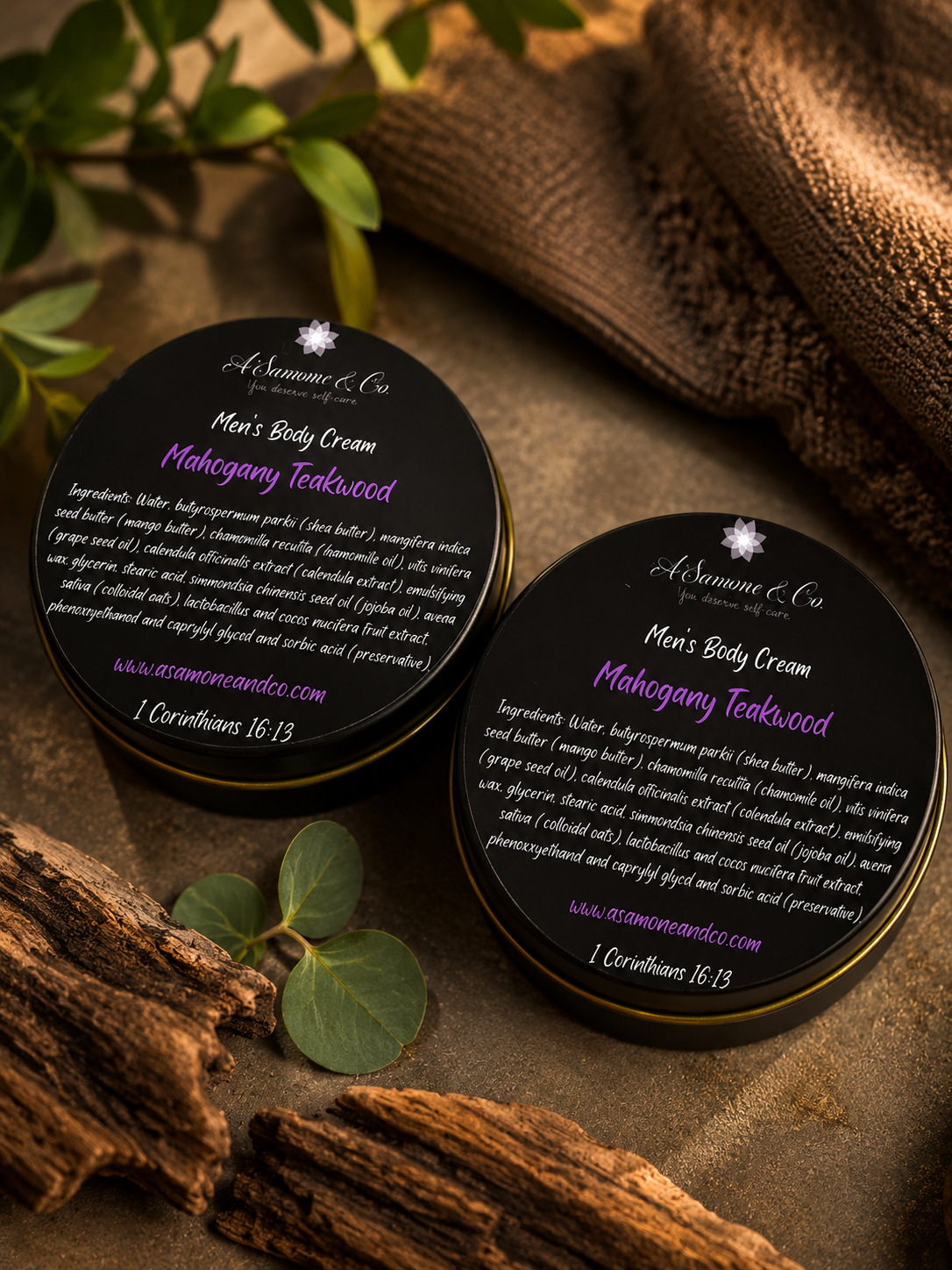 Mahogany Teakwood Body Cream